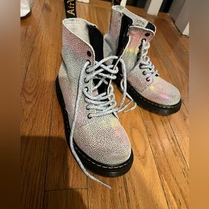 Dr martens size 13 iredecent kids boots perfect condition